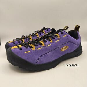KEEN MEN'S 8 JASPER PURPLE SUEDE BLACK LOW TOP SNEAKER